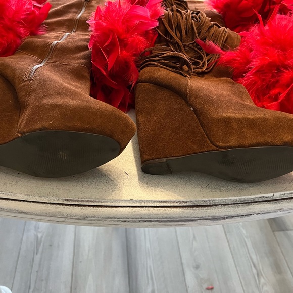 Steve Madden Thigh High suede Boots 7.5 Lightly worn - Picture 4 of 4